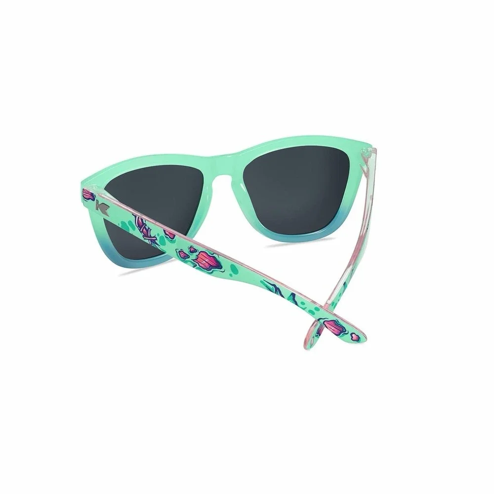 Knockaround Premiums Knock Em Dead Green Polarized Sunglasses Zombie Theme